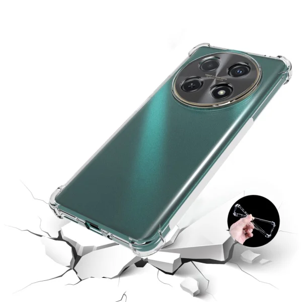 Силиконов калъф Anti Shock за Huawei Nova 12i 4G, Прозрачен 3