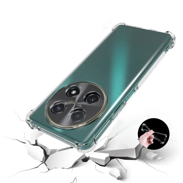Силиконов калъф Anti Shock за Huawei Nova 12i 4G, Прозрачен 2