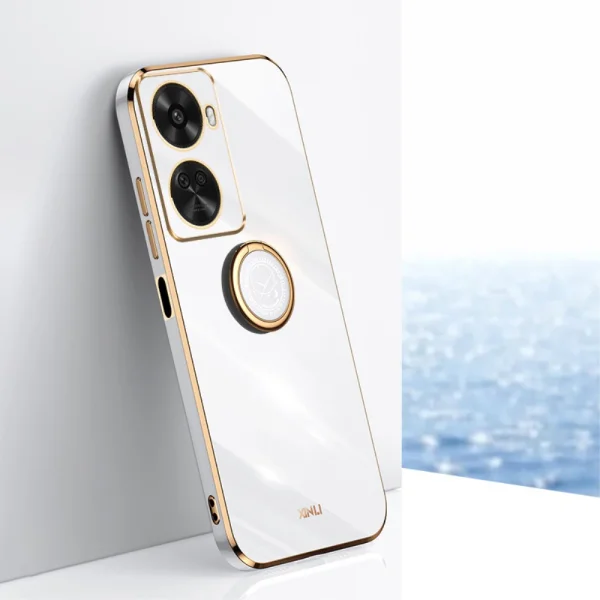 Силиконов калъф Xinli Kickstand за Huawei Nova 11 SE и Nova 12 SE, Бял 2