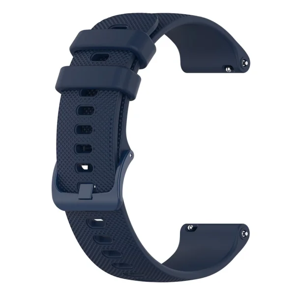 Silicone Strap 18mm for Garmin vivomove 3S/vivoactive 4S/Forerunner 255S, Blue 4