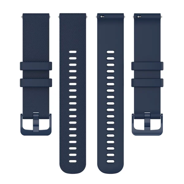 Silicone Strap 18mm for Garmin vivomove 3S/vivoactive 4S/Forerunner 255S, Blue 1