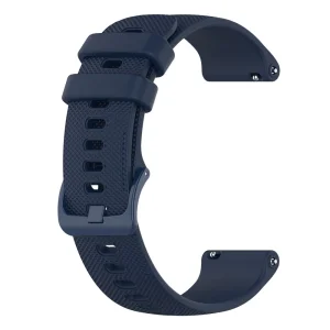 Silicone Strap 18mm for Garmin vivomove 3S/vivoactive 4S/Forerunner 255S, Blue 4