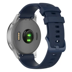 Silicone Strap 18mm for Garmin vivomove 3S/vivoactive 4S/Forerunner 255S, Blue 3