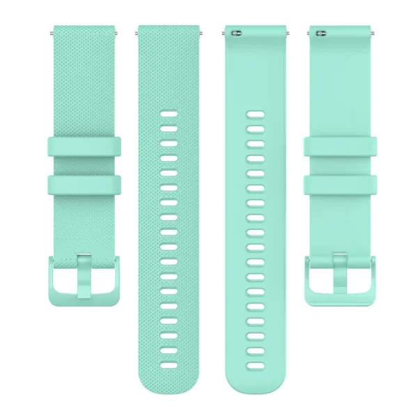 Silicone strap 18mm for Garmin vivomove 3S/vivoactive 4S/Forerunner 255S, Green 1
