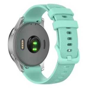 Silicone strap 18mm for Garmin vivomove 3S/vivoactive 4S/Forerunner 255S, Green 3