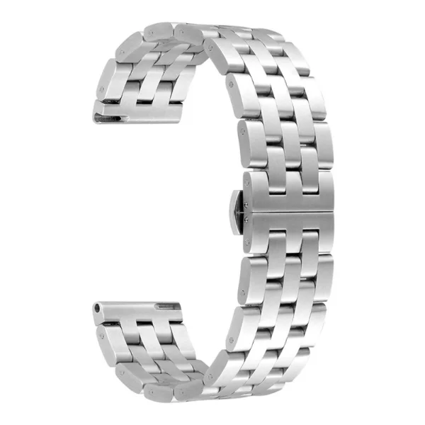 Metal strap 18mm for Garmin vivomove 3S/vivoactive 4S/Forerunner 255S, Silver 1