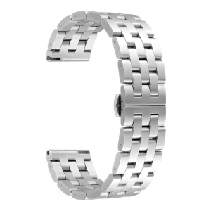 Метална каишка 18mm за Garmin vivomove 3S/vivoactive 4S/Forerunner 255S, Сребрист