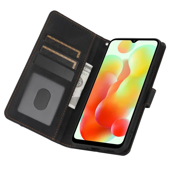 Калъф тефтер Wallet за Xiaomi Redmi A3, Черен 2