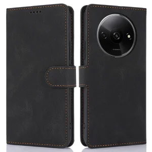 Калъф тефтер Wallet за Xiaomi Redmi A3, Черен
