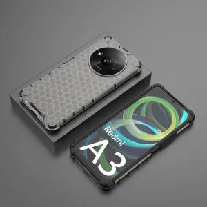 Shock Absorber Shockproof Case for Xiaomi Redmi A3, Black 4