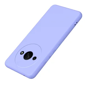 Силиконов калъф Fiber Lining за Xiaomi Redmi A3, 2.2 mm, Лилав