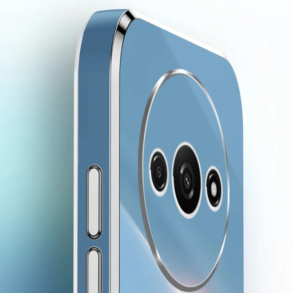 Silicone case Xinli Kickstand for Xiaomi Redmi A3, Blue 3