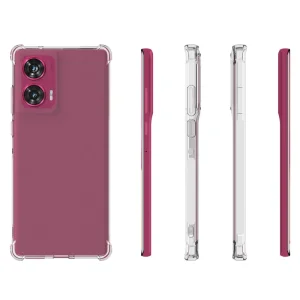 Силиконов калъф Anti Shock за Motorola Edge 50 Fusion, Прозрачен 4