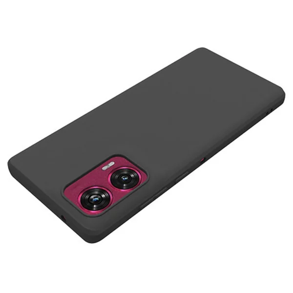 Силиконов калъф Matte за Motorola Edge 50 Fusion, Черен 4
