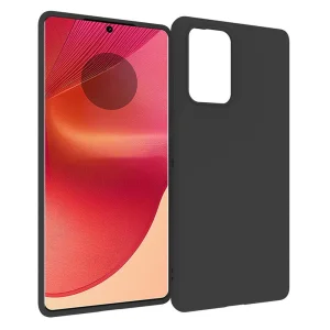 Силиконов калъф Matte за Motorola Edge 50 Fusion, Черен