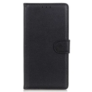Калъф Тефтер Litchi Texture за Motorola Edge 50 Fusion, Черен 5