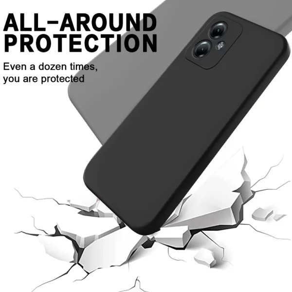 Силиконов калъф Soft Matte за Motorola Moto G54 5G, Черен 3