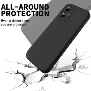 Силиконов калъф Soft Matte за Motorola Moto G54 5G, Черен 3
