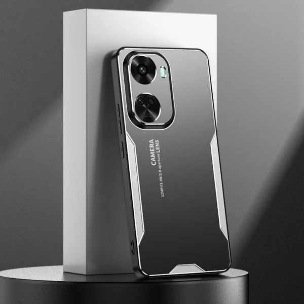 Удароустойчив калъф Aluminium Alloy за Huawei nova 11 SE и nova 12 SE, Сребрист 4