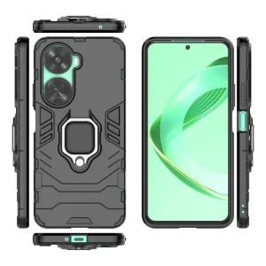 Удароустойчив Калъф Kickstand Ring за Huawei Nova 11 SE и nova 12 SE, Черен 5