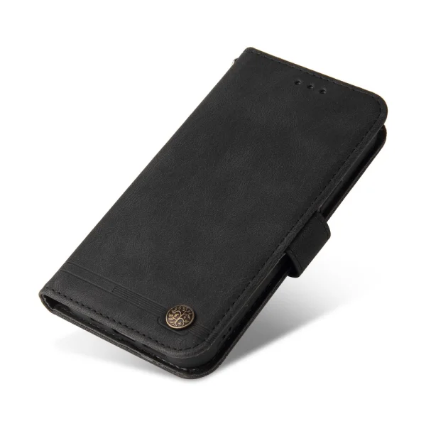 Калъф тефтер Leather Wallet за Huawei nova 11 SE и nova 12 SE, Черен 4