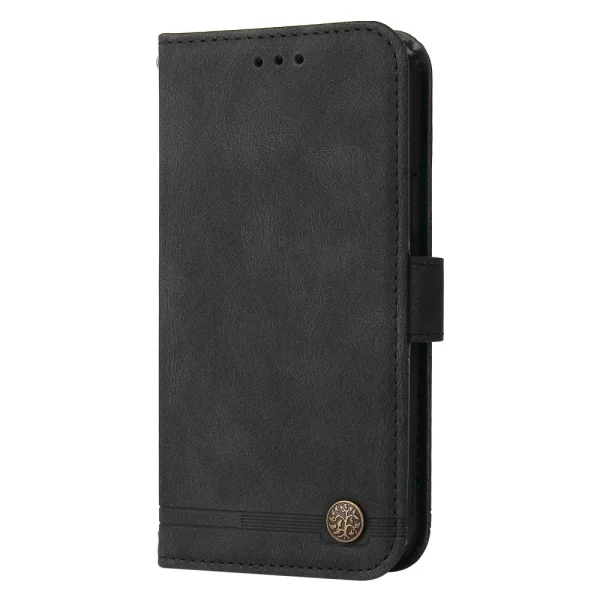 Калъф тефтер Leather Wallet за Huawei nova 11 SE и nova 12 SE, Черен 5