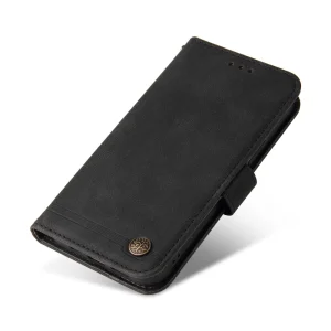 Калъф тефтер Leather Wallet за Huawei nova 11 SE и nova 12 SE, Черен 4