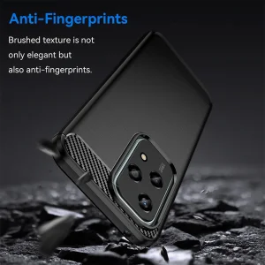 Силиконов Калъф Techsuit Carbon Fibre Brushed за Huawei Honor 200 Lite, Черен 3