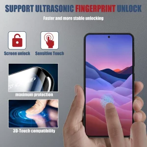 Стъклен Протектор OG Full Glue 5D за Samsung Galaxy S24 Plus, Черен 4
