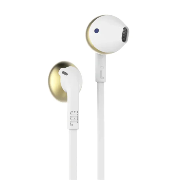 Слушалки JBL T205, Бял - златист 3