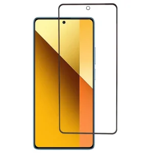 Стъклен протектор 6D Full Glue за Xiaomi Redmi Note 13 / Note 13 Pro, Черен