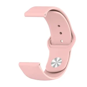 Универсална Силиконова каишка Pasek 22mm, Розов