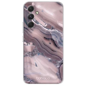 Abstract case for Samsung Galaxy S24, Pink marble