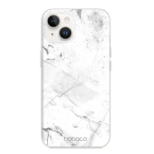 Калъф Abstract за Iphone 14, Бял мрамор