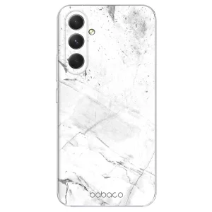 Case Abstract for Samsung Galaxy S24, White Marble