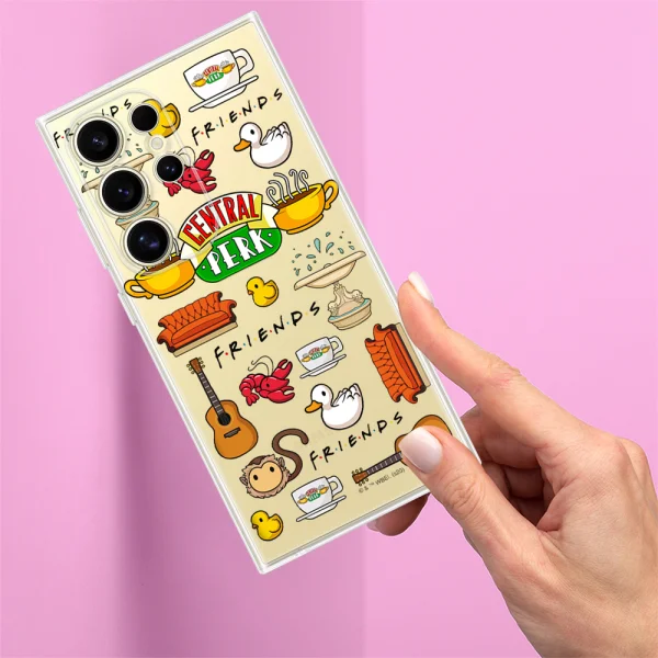 Friends case for Samsung Galaxy S24 Ultra, Transparent 2