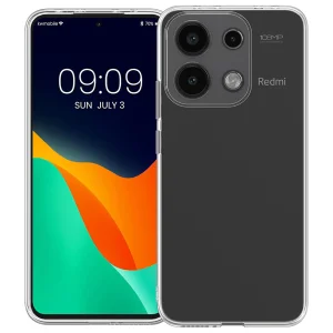 Силиконов калъф за Xiaomi Redmi Note 13 4G, 2mm, camera protection, Прозрачен