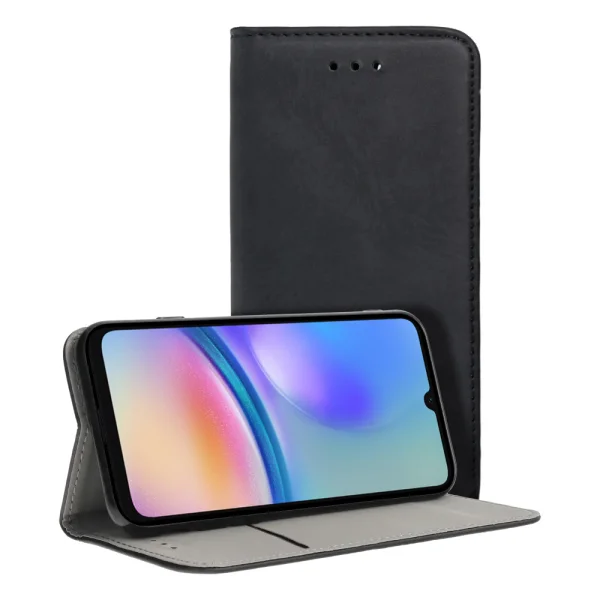Калъф Тефтер Magnetic Book за Samsung Galaxy A05s, Черен 1