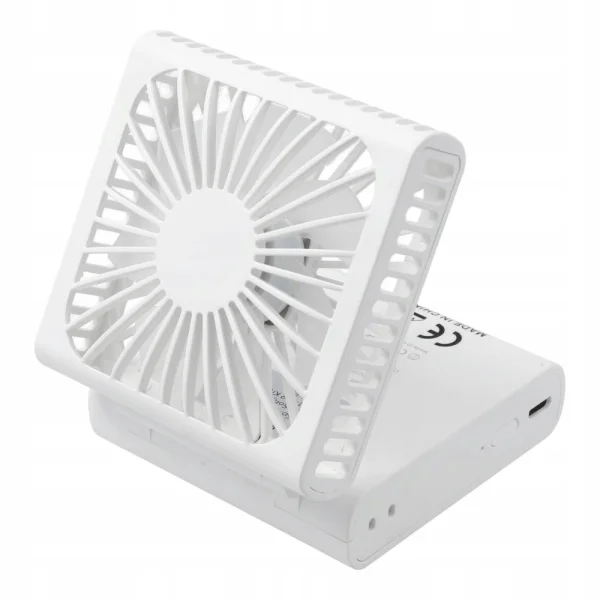 Portable Foldable Fan F10, 1000mAh, White 2