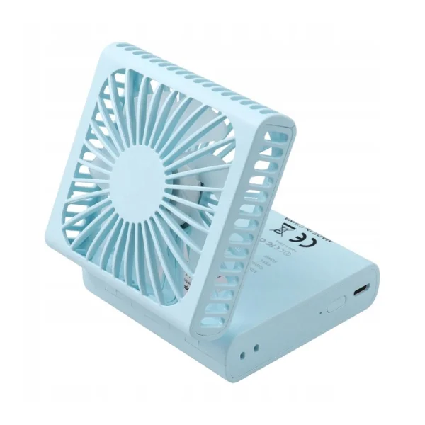 Portable Foldable Fan F10, 1000mAh, Blue 3
