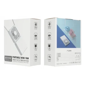 Portable Foldable Fan F10, 1000mAh, Pink 5