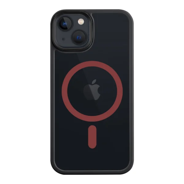 Shockproof case Tactical MagForce Hyperstealth 2.0 for iPhone 14, Black-Red 1