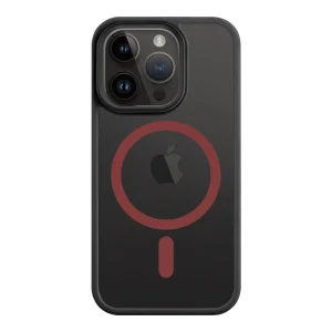 Удароустойчив калъф Tactical MagForce Hyperstealth 2.0 за iPhone 15 Pro Max, Черен-червен