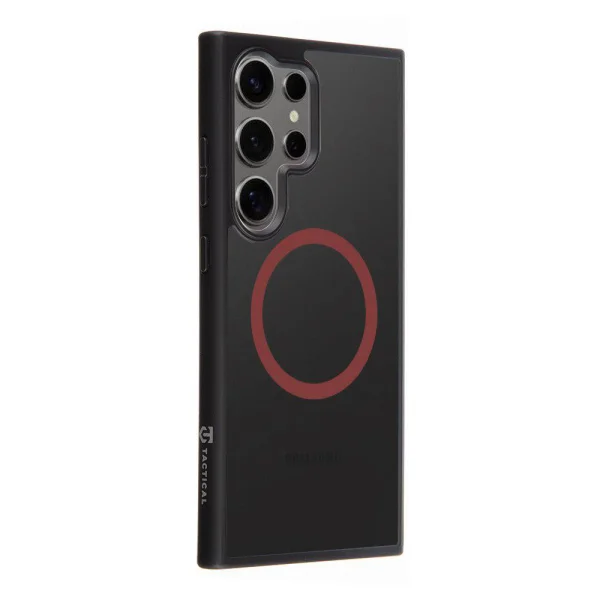 Shockproof case Tactical MagForce Hyperstealth 2.0 for Samsung Galaxy S24 Ultra, Black-red 2