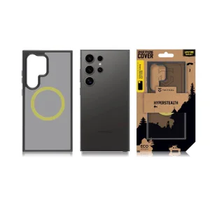 Shockproof case Tactical MagForce Hyperstealth 2.0 for Samsung Galaxy S24 Ultra, Black-yellow 3