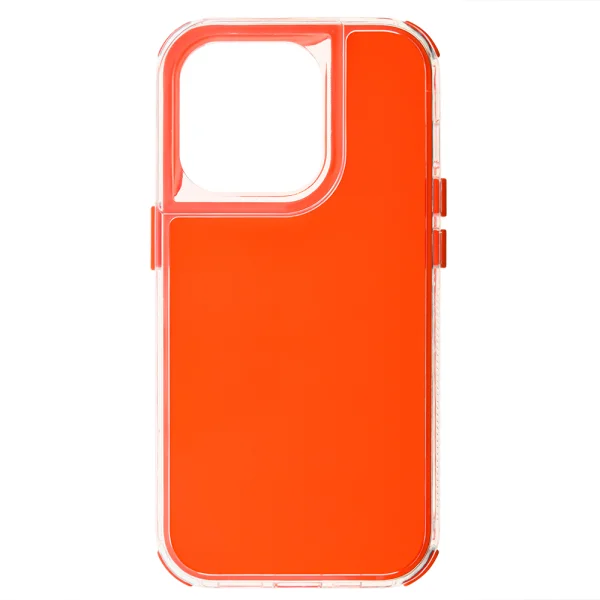 Shockproof Matrix case for iPhone 14 Pro, Orange 3