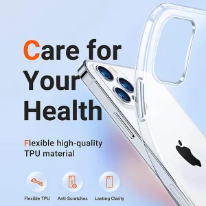 Silicone Case for iPhone 12 Pro Max, 0.5mm, Transparent 5