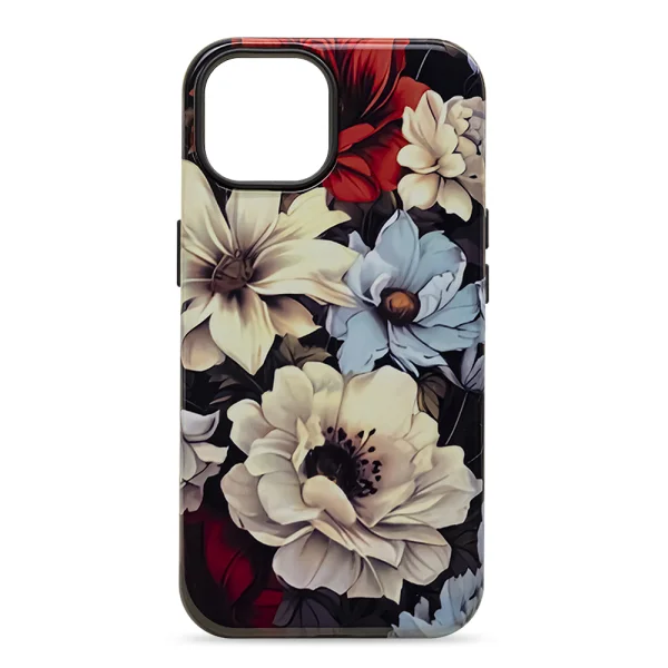 Удароустойчив калъф Decor за iPhone 15, Garden 1
