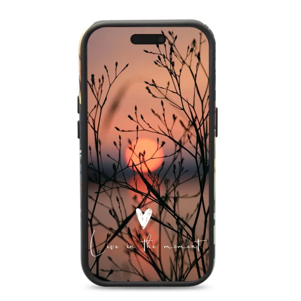 Shockproof case Decor for iPhone 15 Pro, Peony 5