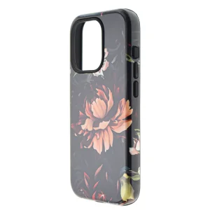 Shockproof case Decor for iPhone 15 Pro, Peony 3